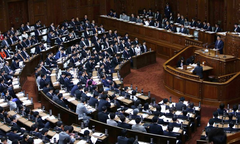 پارلمان ژاپن منحل شد