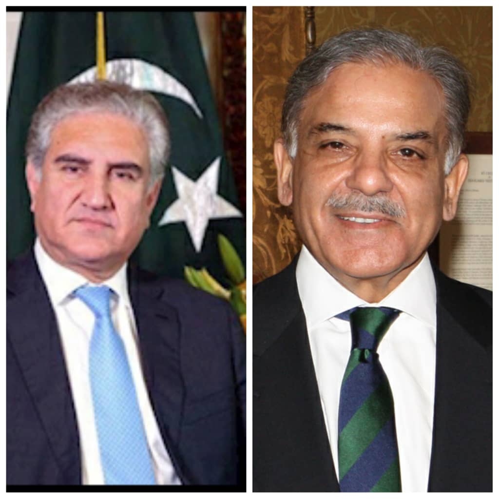 اعلام نامزدی «شهباز شریف» و «شاه محمود قریشی» برای نخست‌وزیری پاکستان