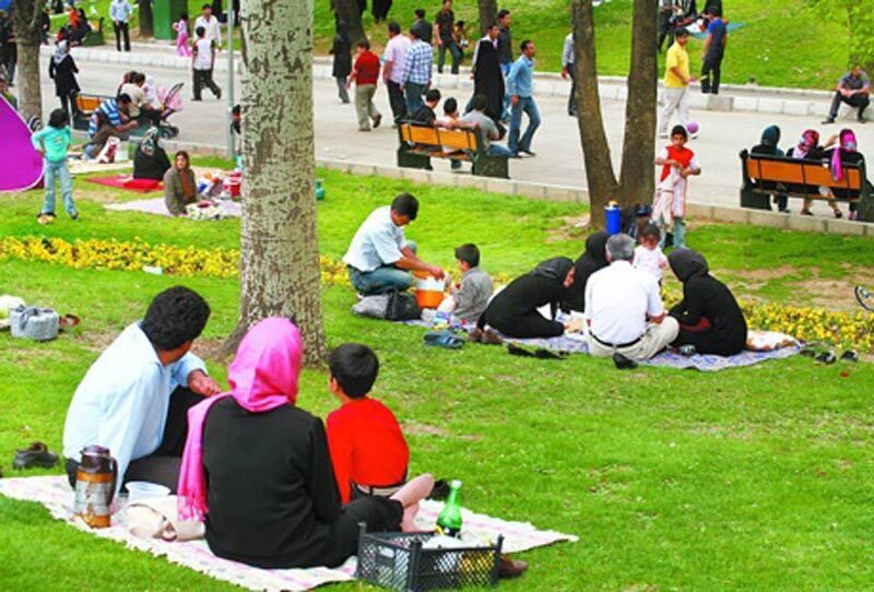 پیش بینی وضع هوا فردا سیزده بدر 1401
