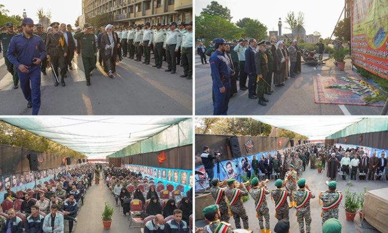برگزاری بزرگترین صبحگاه فرهنگی رزمی صنعت فولاد کشور در ذوب آهن اصفهان