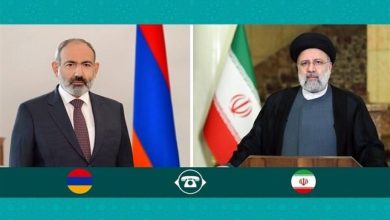 گفت‌وگوی تلفنی رئیسی با پاشینیان ارتباط ایران با ارمنستان نباید به خطر بیفتد