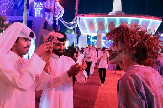 هالووین مضحک در عربستان+ عکس
