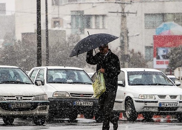 بارش باران و برف ۵روزه در ۲۱ استان
