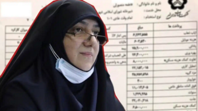 دختر نرگس معدنی پور استعفاء داد فاطمه منصورلی فیش حقوق نجومی عذرخواهی