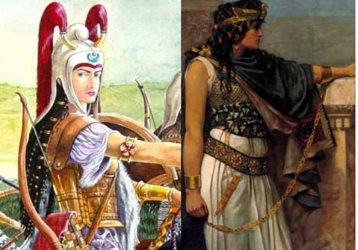 تصویر هوش مصنوعی ازجنگجو زن ایرانی