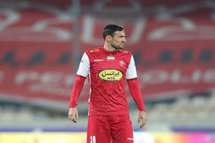 پرتغال‌گردی مدافع پرسپولیس و همسرش+ عکس