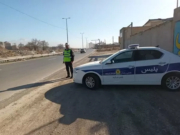 ویدیو وایرال شده از استتار پلیس مخفی بزرگراه زیر تریلی در حال حرکت