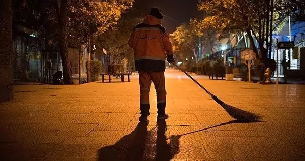 اقدام تحسین برانگیز همسر پاکبان+ عکس