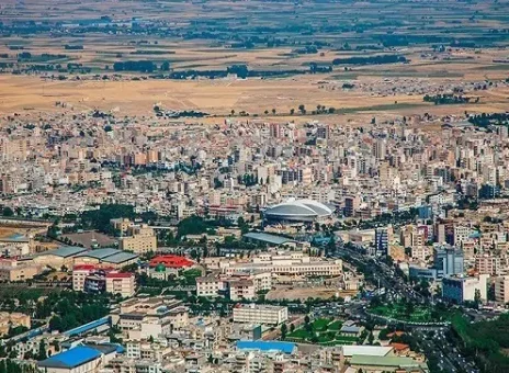 دریاچه ای زیبا در قلب شهر اردبیل+ عکس