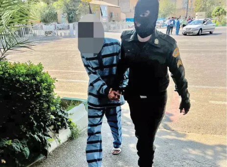 خالکوبی جالب زورگیر تهرانی+ عکس