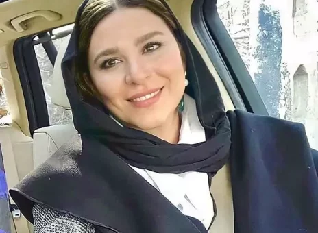 عکس زیبا سحر دولتشاهی در پشت صحنه سریال افعی