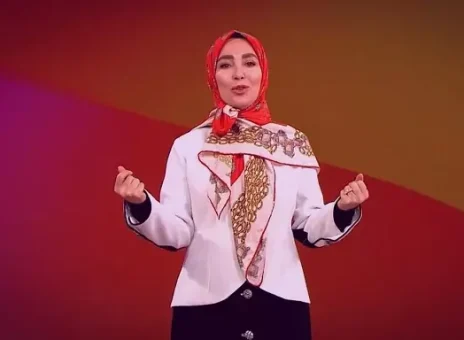 ژیلا صادقی از خجالت داماد روحانی درآمد+ عکس