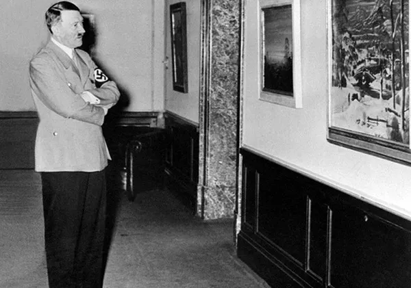 نقاشی هیتلر که در ایران نگه داری می شود را دیده اید؟