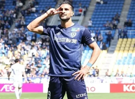 کولاک مهاجم پرسپولیس در ژاپن+ ویدیو