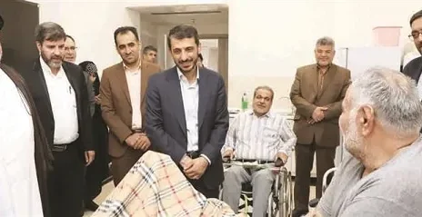 دیدار مدیرعامل و جمعی از مدیران فولاد مبارکه با جانبازان مرکز فرهنگی توانبخشی شهید مطهری اصفهان