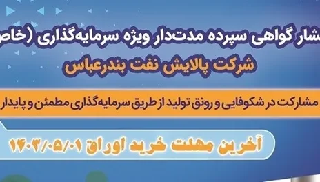 انتشار اوراق گواهی سپرده خاص بانک رفاه کارگران ادامه دارد