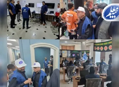 رئیس و سخنگوی ستاد اربعین بیمه معلم از پایگاه‌های این شرکت در عراق بازدید کرد