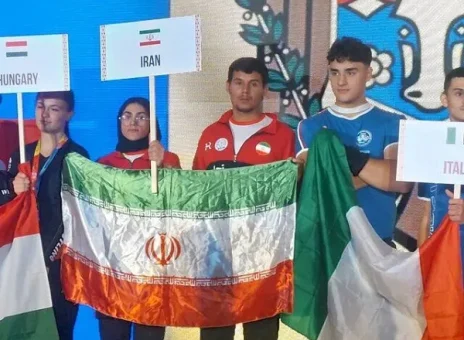 دختر مچ‌انداز ایران در رقابت‌های جهانی به مدال برنز رسید