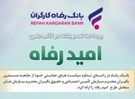 اسامی برگزیدگان آبان ماه قرعه‌کشی تسهیلات طرح “امید رفاه” بانک رفاه کارگران اعلام شد