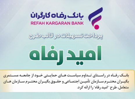 اسامی برگزیدگان دی ماه قرعه‌کشی تسهیلات طرح “امید رفاه” بانک رفاه کارگران اعلام شد