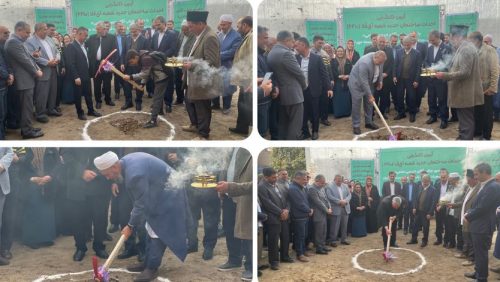 برگزاری آیین کلنگ‌زنی احداث ساختمان جدید شعبه آق‌قلای بانک قرض‌الحسنه مهر ایران