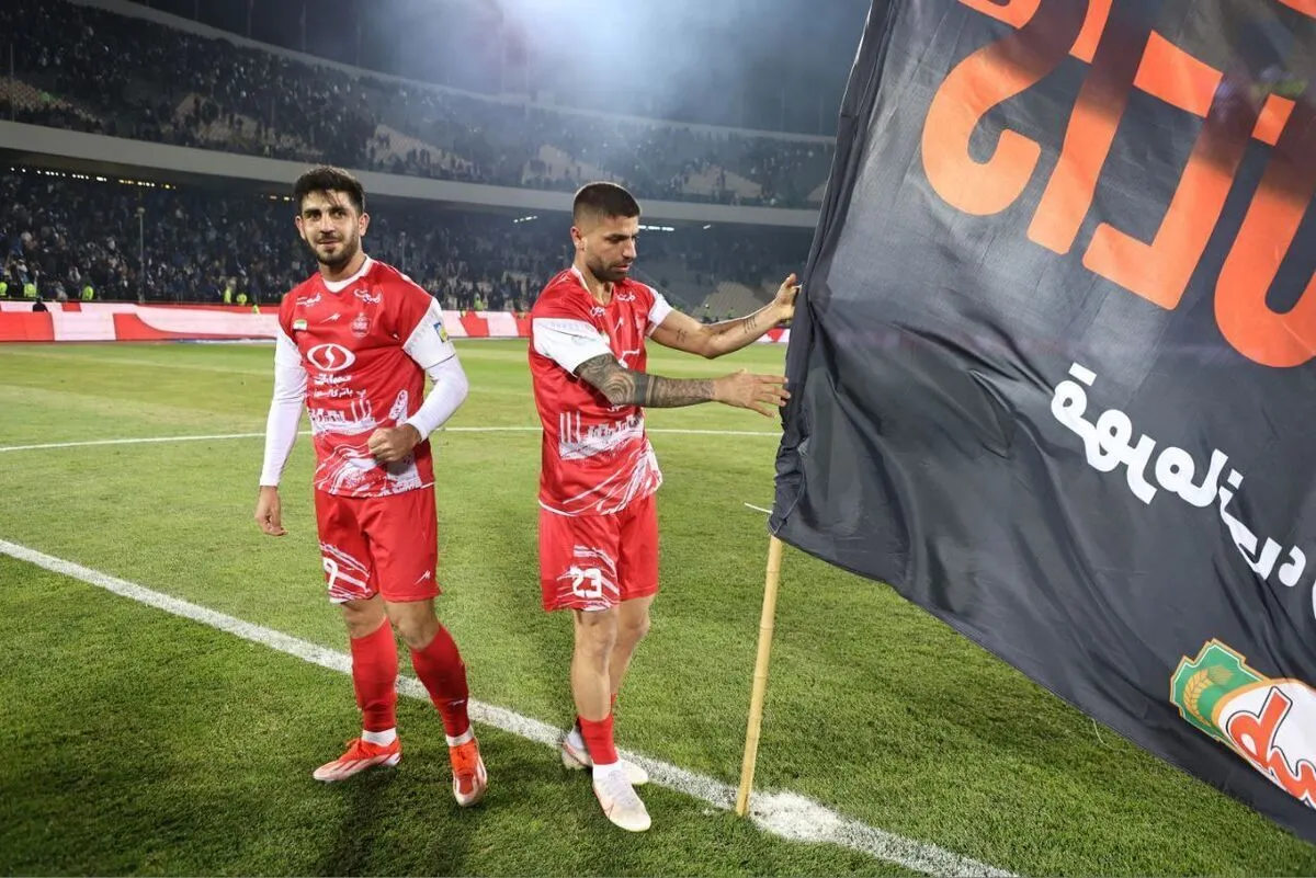دلبری کردن خدابنده‌لو برای هواداران پرسپولیس