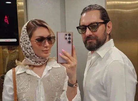 چهارشنبه‌سوری شیک خانواده بهرام رادان در کنار دریا