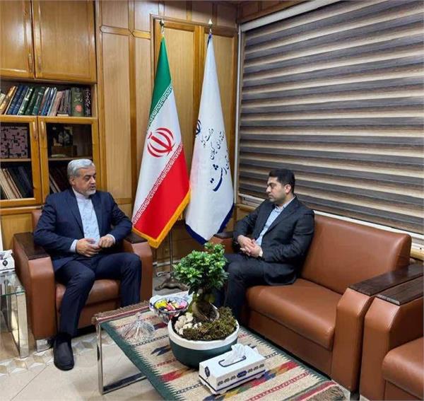 دیدار و رایزنی مدیرعامل شرکت سرمایه‌گذاری مسکن گیلان با فرماندار شهرستان رشت