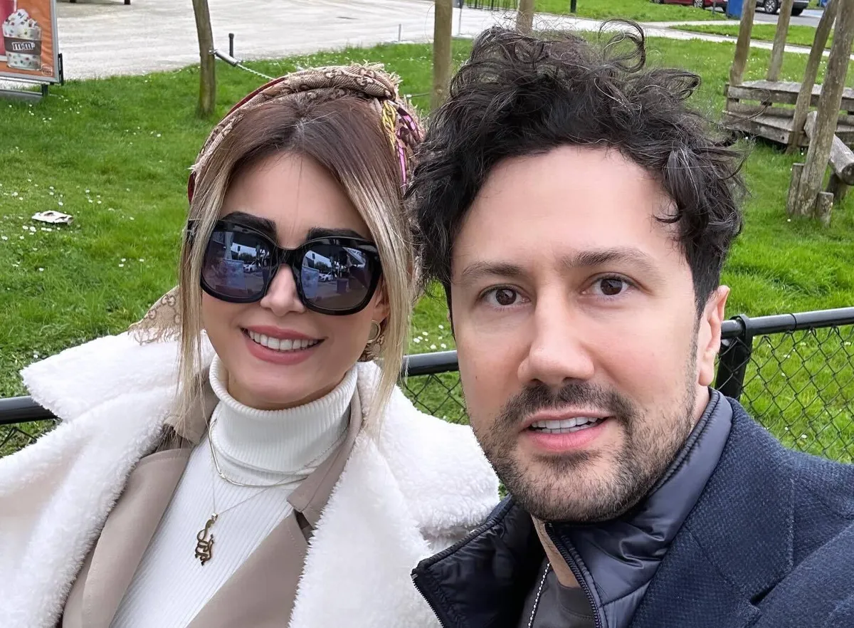 ست کردن شاهرخ استخری و همسرش در یک لوکیشن تماشایی