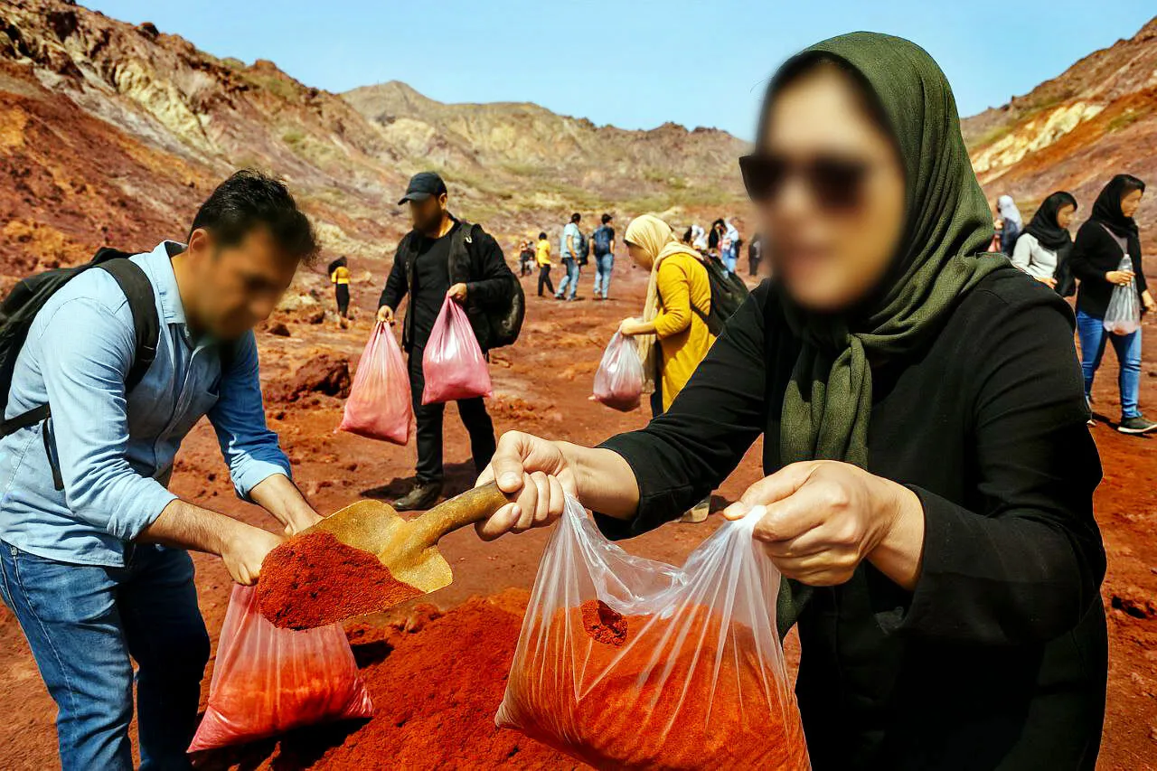 مسافران رنگ «هرمز» را تغییر دادند
