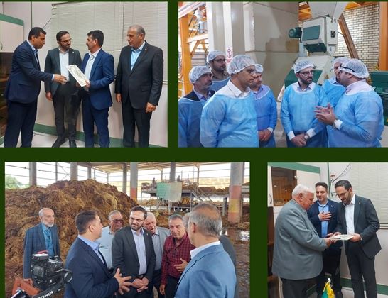 بازدید مدیرعامل بانک کشاورزی از طرح های بزرگ کشاورزی خوزستان و قدردانی از مشتریان برتر استان