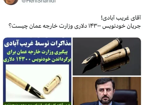 ماجری اعلام جرم علیه منتشرکننده خبر خودنویس طلایی لو رفت