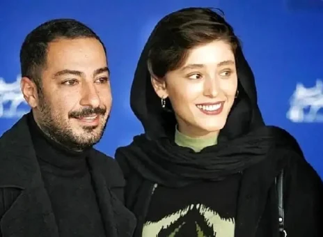 عکس زن و شوهری نوید و فرشته حسینی در یک مراسم