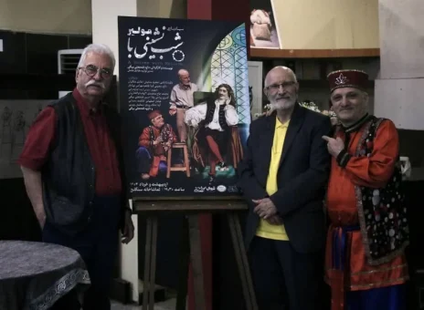 هادی مرزبان شمع شب چراغ «شب نشینی با مولیر» را افروخت