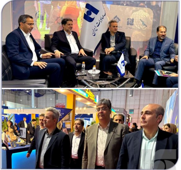 بازدید بهشتی‌نژاد از غرفه بیمه سرمد در نخستین نمایشگاه مشهد اینوکس-فاینکس