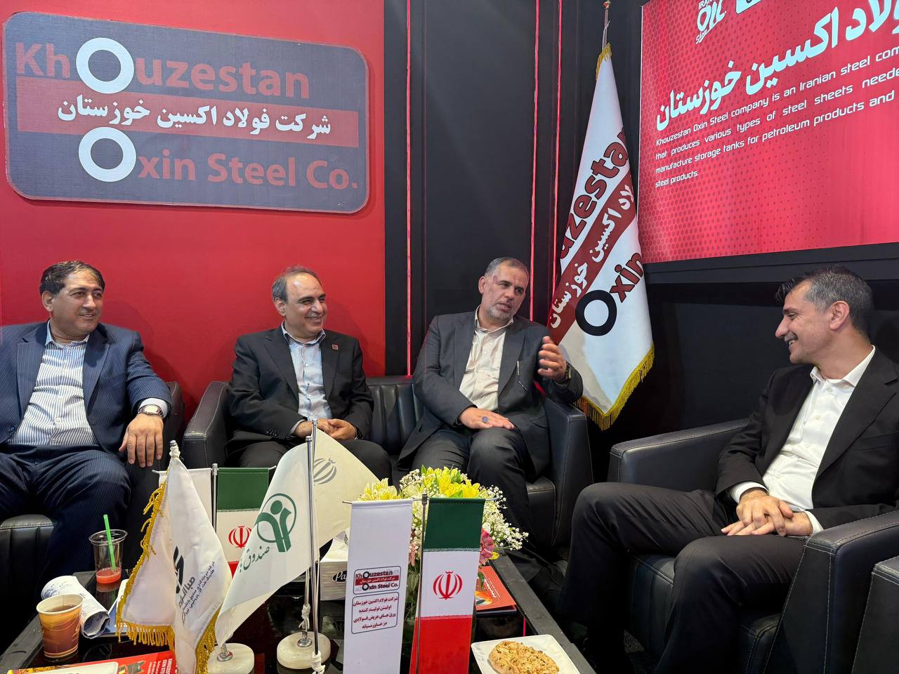 هم‌افزایی صنعت،سرمایه و سیاست برای توسعه تولید؛ دیدار نماینده اهواز، مدیران صبا انرژی و گروه ملی فولاد با مدیرعامل فولاد اکسین