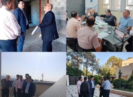 بازدید معاون فناوری و مدیریت ساخت ثمسکن از دو پروژه شاخص ثرود در یزد