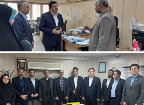 بازدید مدیرعامل بانک ملت از چند شعبه و واحد ستادی در تهران