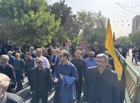 حضور خانواده بزرگ بیمه البرز در آیین تشییع شهدای اقتدار ایران