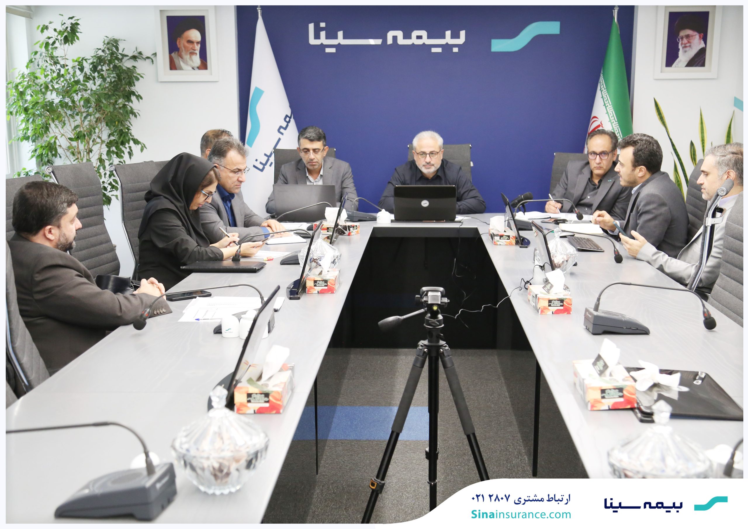 سومین دیدار مجازی مدیرعامل بیمه سینا با رؤسای شعب