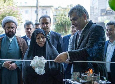 ساختمان جدید شعبه معلم بانک در رشت افتتاح شد
