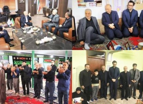 دیدار مدیر عامل بیمه دی با خانواده‌های شهدای اقتدار استان مازندران