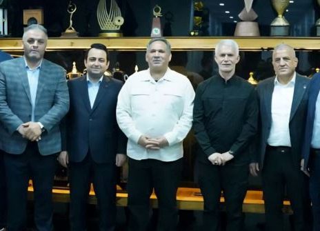 رئیس کمیسیون اقتصادی مجلس و مدیرعامل بانک صادرات ایران در اردوی ملی‌پوشان وزنه‌برداری
