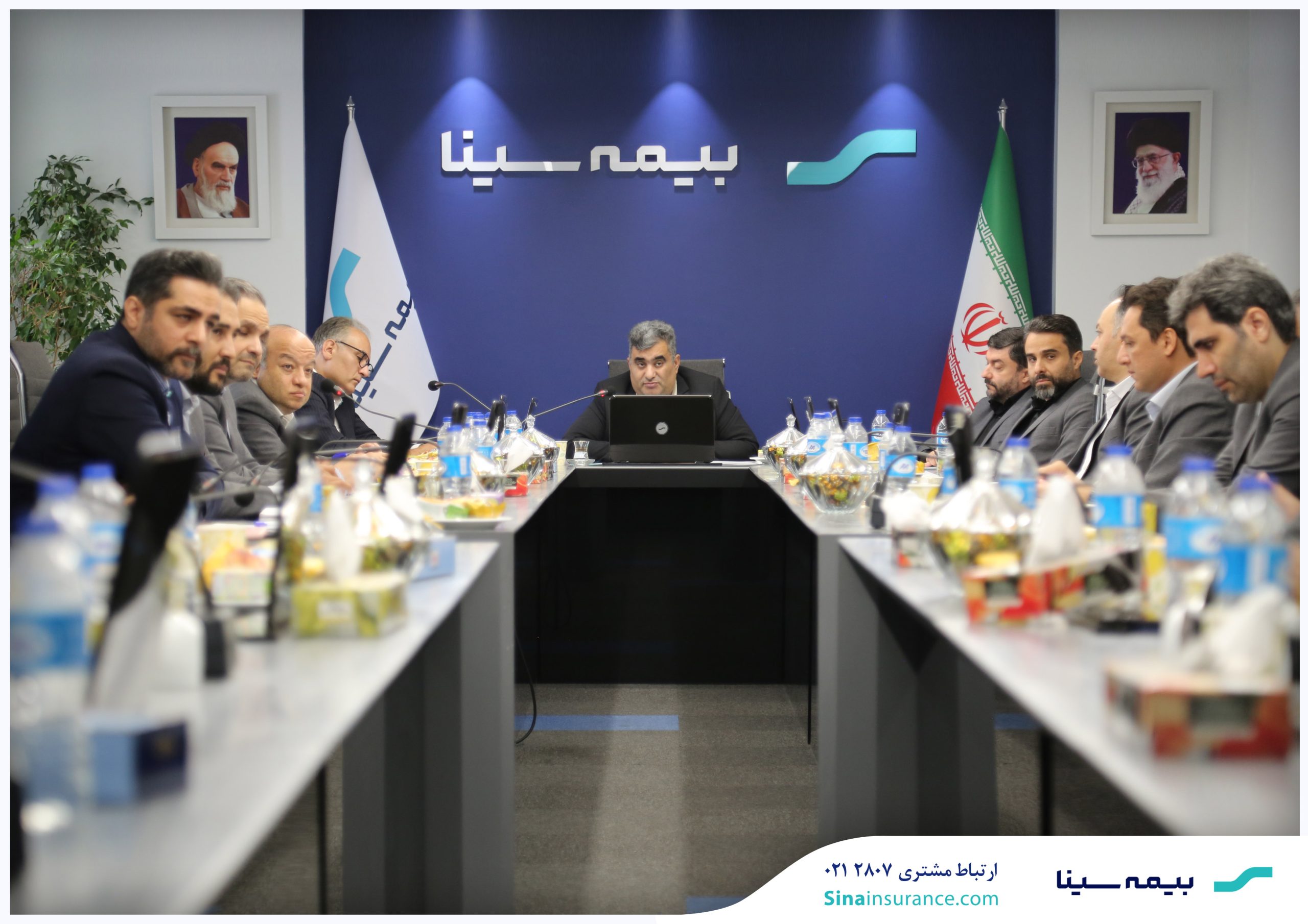 برگزاری نشست شورای مدیران بیمه سینا با حضور سرپرست شرکت