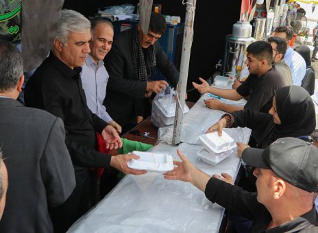 بازدید مدیر امور شعب منطقه یک بانک ملی ایران از خدمات ویژه اربعین در کردستان
