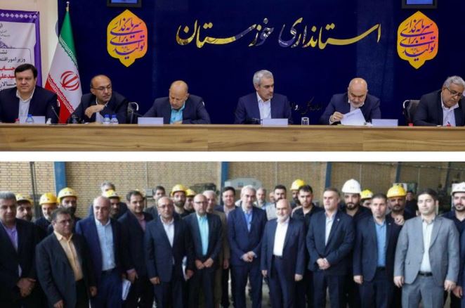 سفر مدیرعامل بانک ملت در معیت وزیر اقتصاد به استان خوزستان