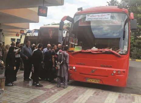 اعزام ۱۰۰ دستگاه اتوبوس و توزیع یک‌میلیون بطری آب‌معدنی برای زائران اربعین حسینی
