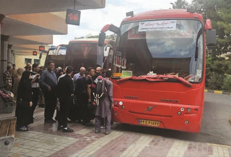 اعزام ۱۰۰ دستگاه اتوبوس و توزیع یک‌میلیون بطری آب‌معدنی برای زائران اربعین حسینی