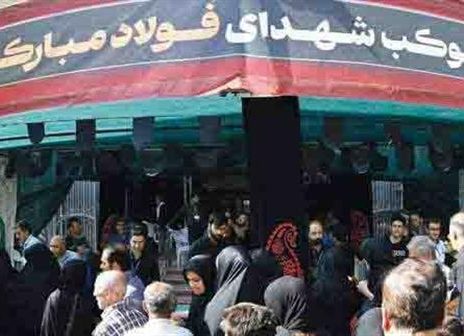 موکب «شهدای فولاد مبارکه» میزبان جاماندگان مراسم پیاده‌روی اربعین