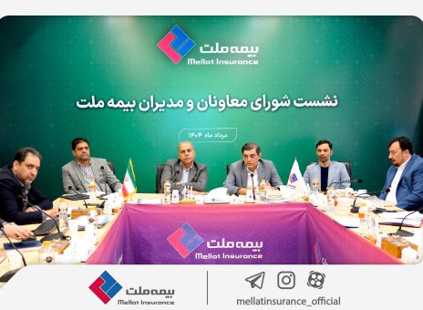 رویکرد جدید مدیریتی در بیمه ملت با برگزاری مستمر نشست‌ شورای معاونان و مدیران
